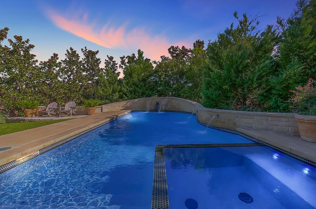 swimming pool under nice sky